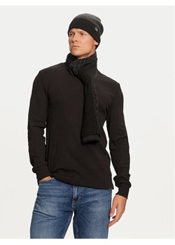 Zestaw Szalik i Czapka Calvin Klein Gs Ck Monogram Beanie + Scarf K50K512390 Czarny ze sklepu eobuwie.pl w kategorii Czapki zimowe męskie - zdjęcie 182027604