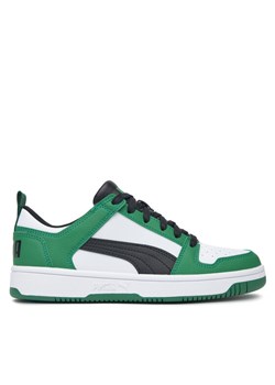 Sneakersy Puma REBOUND LAYUP LO SL JR 37049024 Zielony ze sklepu eobuwie.pl w kategorii Buty sportowe dziecięce - zdjęcie 182027672