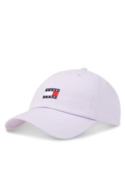 Czapka z daszkiem Tommy Jeans Heritage AW0AW15848 Fioletowy ze sklepu eobuwie.pl w kategorii Czapki z daszkiem damskie - zdjęcie 182027733