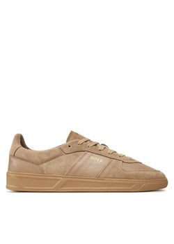 Sneakersy Boss Brandon 50529499 Beżowy ze sklepu eobuwie.pl w kategorii Buty sportowe męskie - zdjęcie 182027791