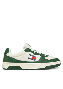 Sneakersy Tommy Jeans (New) Tjm Cupsole Leather Ess EM0EM01443 Biały ze sklepu eobuwie.pl w kategorii Buty sportowe męskie - zdjęcie 182027794