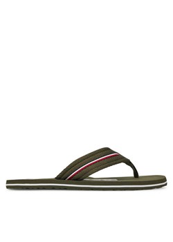 Japonki Tommy Hilfiger Corporate Hilfiger Beach FM0FM05436 Czerwony ze sklepu eobuwie.pl w kategorii Klapki męskie - zdjęcie 182027961
