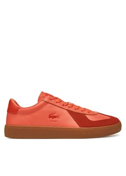 Sneakersy Lacoste Baseshot 7-49SFA0030 Pomarańczowy ze sklepu eobuwie.pl w kategorii Buty sportowe damskie - zdjęcie 182028050