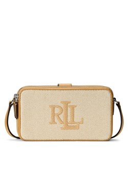 Torebka LAUREN RALPH LAUREN 432966883001 Beżowy ze sklepu eobuwie.pl w kategorii Listonoszki - zdjęcie 182028092