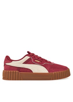 Sneakersy Puma Carina 3.0 Luxe SD 400725 01 Bordowy ze sklepu eobuwie.pl w kategorii Buty sportowe damskie - zdjęcie 182028163