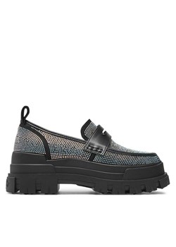Loafersy Buffalo Aspha Loafer 1624064 Czarny ze sklepu eobuwie.pl w kategorii Lordsy damskie - zdjęcie 182028294