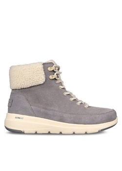 Botki Skechers Glacial Ultra Woodlands 16677/GRY Szary ze sklepu eobuwie.pl w kategorii Botki - zdjęcie 182028304