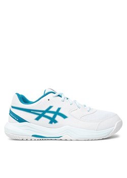 Buty do tenisa Asics Gel-Dedicate 8 Gs 1044A077 Biały ze sklepu eobuwie.pl w kategorii Buty sportowe dziecięce - zdjęcie 182028360