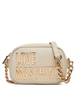 Torebka LOVE MOSCHINO JC4026PP1MKD0110 Écru ze sklepu eobuwie.pl w kategorii Listonoszki - zdjęcie 182028442