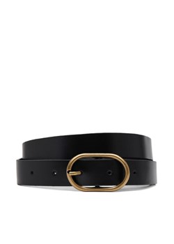Pasek Damski Calvin Klein Jeans Casual Center Pin Buckle 25Mm LV04K7010G Czarny ze sklepu eobuwie.pl w kategorii Paski damskie - zdjęcie 182028861