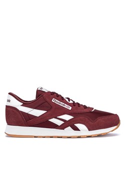 Sneakersy Reebok CLASSIC NYLON 100205110 Bordowy ze sklepu eobuwie.pl w kategorii Buty sportowe męskie - zdjęcie 182028882