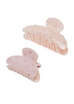 Zestaw 2 spinek do włosów Pieces Pclala 2-Pack Hairshark 17156122 Różowy ze sklepu eobuwie.pl w kategorii Ozdoby do włosów dziewczęce - zdjęcie 182028914