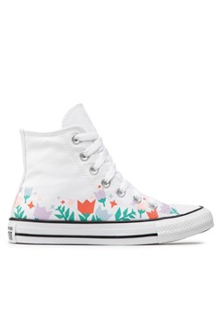 Trampki Converse Chuck Taylor All Star Crafted Florals 572706C Biały ze sklepu eobuwie.pl w kategorii Trampki damskie - zdjęcie 182029140
