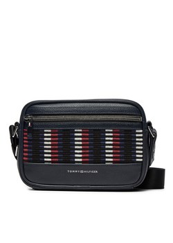 Saszetka Tommy Hilfiger Th Corp Leather Camera AM0AM12722 Granatowy ze sklepu eobuwie.pl w kategorii Saszetki - zdjęcie 182029143