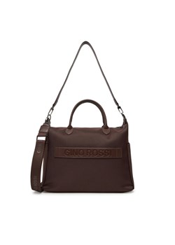 Torba na laptopa Gino Rossi 05A11196-1 Brązowy ze sklepu eobuwie.pl w kategorii Torby na laptopa - zdjęcie 182029270