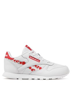 Sneakersy Reebok Classic Leather Shoes HP9521 Biały ze sklepu eobuwie.pl w kategorii Buty sportowe dziecięce - zdjęcie 182029392