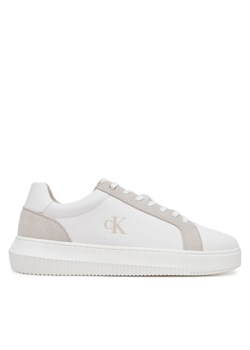 Sneakersy Calvin Klein Jeans Chunky Cupsole Mg Canvas YM0YM01219 Biały ze sklepu eobuwie.pl w kategorii Buty sportowe męskie - zdjęcie 182029630