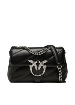 Torebka Pinko Love Mini Puff Cl PE 23 PLTT 100039 A0F2 Czarny ze sklepu eobuwie.pl w kategorii Kopertówki - zdjęcie 182029680