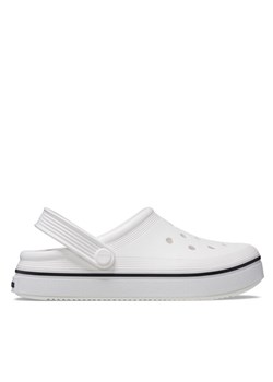 Klapki Crocs Crocs Crocband Clean Clog Kids 208477 Biały ze sklepu eobuwie.pl w kategorii Klapki dziecięce - zdjęcie 182029790