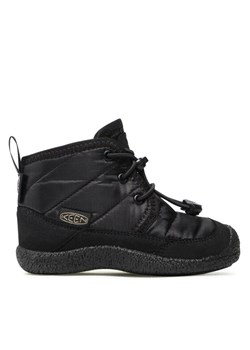 Trekkingi Keen Howser II Chukka Wp 1025516 Czarny ze sklepu eobuwie.pl w kategorii Buty zimowe dziecięce - zdjęcie 182029861