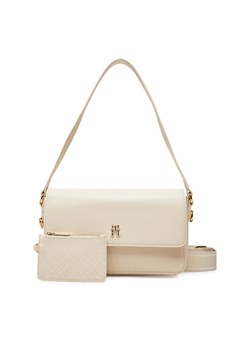 Torebka Tommy Hilfiger Th Distinct Conv Crossover AW0AW17219 Beżowy ze sklepu eobuwie.pl w kategorii Torebki damskie - zdjęcie 182030000