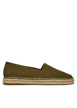Espadryle Calvin Klein Espadrille Cv Logo HM0HM01808 Khaki ze sklepu eobuwie.pl w kategorii Espadryle męskie - zdjęcie 182030110