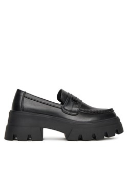 Loafersy DeeZee KX2212004 Czarny ze sklepu eobuwie.pl w kategorii Lordsy damskie - zdjęcie 182030280