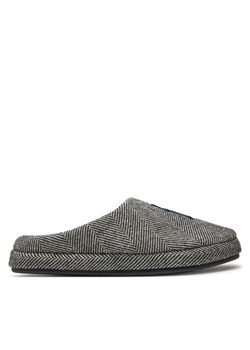 Kapcie Tommy Hilfiger Embroi Herringbone House Shoe FM0FM05539 Czarny ze sklepu eobuwie.pl w kategorii Kapcie męskie - zdjęcie 182030512