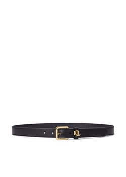 Pasek Damski LAUREN RALPH LAUREN 412968763001 Czarny ze sklepu eobuwie.pl w kategorii Paski damskie - zdjęcie 182030542