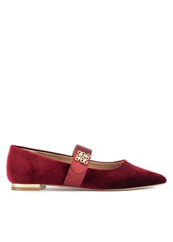 Baleriny Nine West 8168-1 Bordowy ze sklepu eobuwie.pl w kategorii Balerinki - zdjęcie 182030822