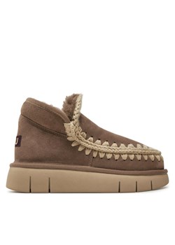 Śniegowce Mou Eskimo Bounce Sneaker FW531009A Brązowy ze sklepu eobuwie.pl w kategorii Śniegowce damskie - zdjęcie 182030913