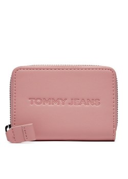 Duży Portfel Damski Tommy Jeans Tjw Ess Must Small Za AW0AW16387 Różowy ze sklepu eobuwie.pl w kategorii Portfele damskie - zdjęcie 182030920