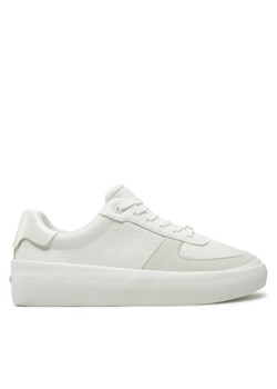 Sneakersy Calvin Klein Vulc Lace Up - Mono HW0HW02293 Biały ze sklepu eobuwie.pl w kategorii Buty sportowe damskie - zdjęcie 182031110