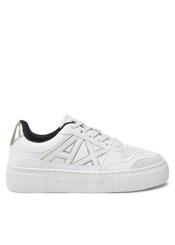 Sneakersy Armani Exchange XDX147 XV830 T782 Biały ze sklepu eobuwie.pl w kategorii Buty sportowe damskie - zdjęcie 182031131