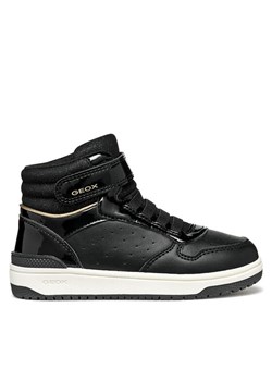 Sneakersy Geox J Washiba Girl J36HXA 05402 C9999 D Czarny ze sklepu eobuwie.pl w kategorii Buty sportowe dziecięce - zdjęcie 182031413