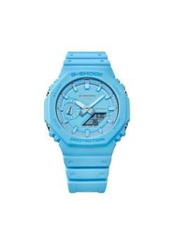 Zegarek G-Shock GA-2100-2A2ER Niebieski ze sklepu eobuwie.pl w kategorii Zegarki - zdjęcie 182031462