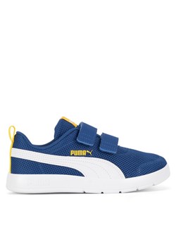 Sneakersy Puma COURTFLEX V3 MESH PS 39808505 Niebieski ze sklepu eobuwie.pl w kategorii Buty sportowe dziecięce - zdjęcie 182031771