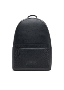 Plecak Tommy Hilfiger Th Monogram Backpack AM0AM13208 Czarny ze sklepu eobuwie.pl w kategorii Plecaki - zdjęcie 182031930