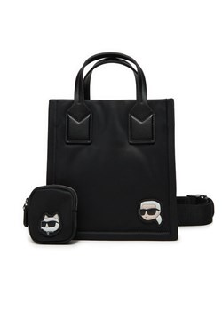 Torebka KARL LAGERFELD A1W30130 Czarny ze sklepu eobuwie.pl w kategorii Torby Shopper bag - zdjęcie 182032080