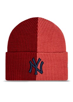 Czapka New Era Two Tone Wide Nyy 60364208 Czerwony ze sklepu eobuwie.pl w kategorii Czapki zimowe męskie - zdjęcie 182032224