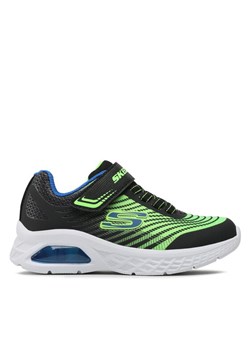 Sneakersy Skechers Microspec Max II 403930L/BBLM Czarny ze sklepu eobuwie.pl w kategorii Buty sportowe dziecięce - zdjęcie 182032264