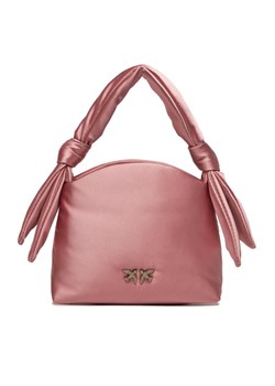 Torebka Pinko Knots Mini Pouch Satin PE 24 PLTT 102770 A1KA Różowy ze sklepu eobuwie.pl w kategorii Listonoszki - zdjęcie 182032472