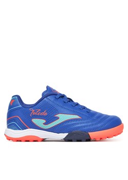Buty do piłki nożnej Joma Toledo Jr 2504 TOJS2504TF Niebieski ze sklepu eobuwie.pl w kategorii Buty sportowe dziecięce - zdjęcie 182032524