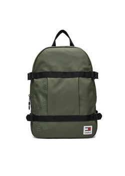 Plecak Tommy Jeans Tjm Daily + Dome Backpack AM0AM12406 Khaki ze sklepu eobuwie.pl w kategorii Plecaki - zdjęcie 182032721