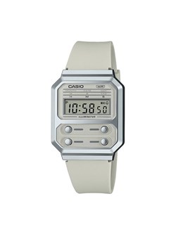 Zegarek Casio A100WEF-8AEF Szary ze sklepu eobuwie.pl w kategorii Zegarki - zdjęcie 182032782