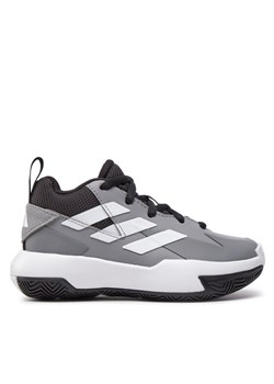Buty do koszykówki adidas Cross Em Up Select Mid Trainers Kids IF0828 Szary ze sklepu eobuwie.pl w kategorii Buty sportowe dziecięce - zdjęcie 182032804