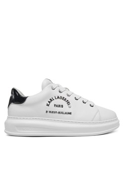 Sneakersy KARL LAGERFELD Kapri KL52539K Biały ze sklepu eobuwie.pl w kategorii Buty sportowe męskie - zdjęcie 182033053