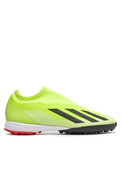 Buty do piłki nożnej adidas X Crazyfast League Laceless Turf Boots IF0694 Żółty ze sklepu eobuwie.pl w kategorii Buty sportowe męskie - zdjęcie 182033151