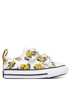 Trampki Converse Chuck Taylor All Star Construction Truck Easy-On A12610C Biały ze sklepu eobuwie.pl w kategorii Trampki dziecięce - zdjęcie 182033164