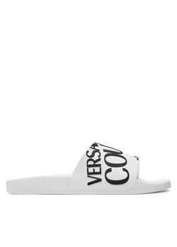 Klapki Versace Jeans Couture 77YA3SQ1 71352 Biały ze sklepu eobuwie.pl w kategorii Klapki męskie - zdjęcie 182033183